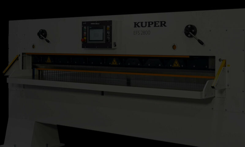 KUPER EFS 2800 Veneer Guillotine photo