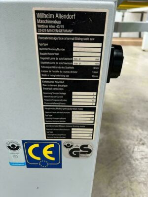 Used Altendorf F45 photo