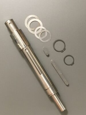 Photo of a Drive Shaft inc. fit-in key, locking rings, etc spare part